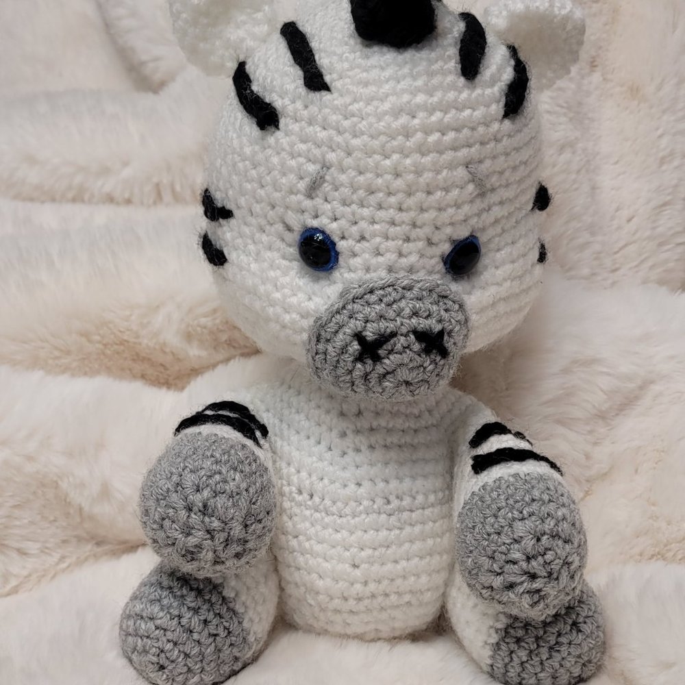 Crochet Keepsake Zebra